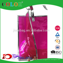 eco-friendly Cheap Clear PVC Customized Plastic Gift Bag Shopping